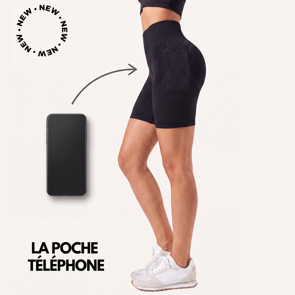 Short Legging Feminino com Bolso