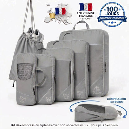 Kit Organisateur de Valise à Compression — 6 pièces