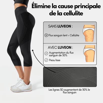 Calça Legging Feminina Capri 3/4 Esportiva